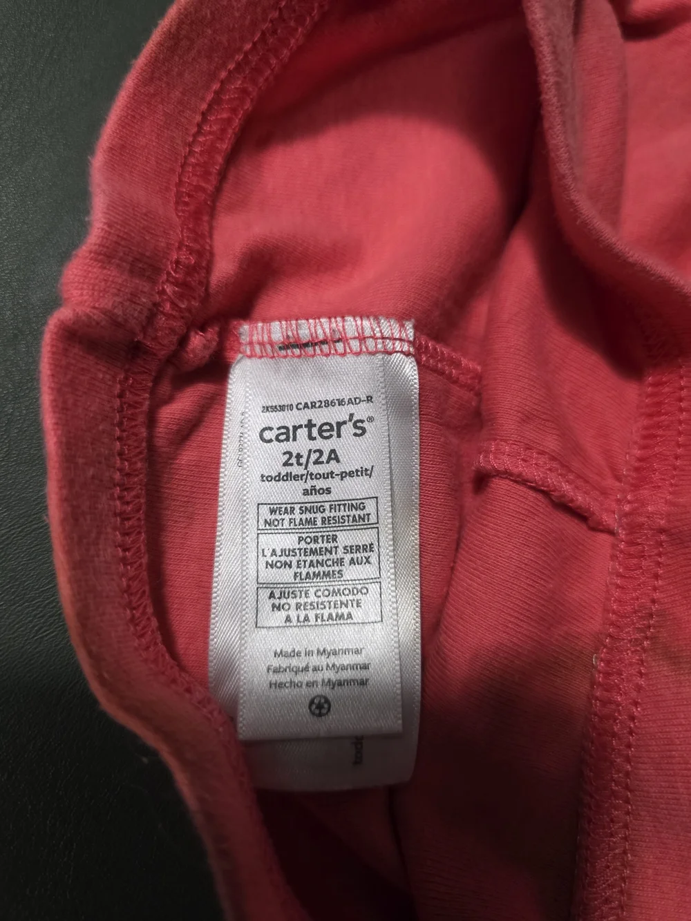 Carter's Pink Fish Print Leggings